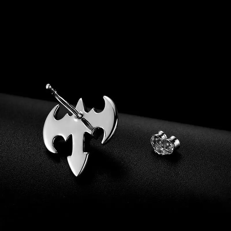 BLESSED BULLET Alloy Stud Earrings Men's-4