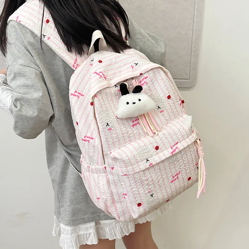 SUPERCUTE Nylon Backpack Regular Women's Multicolor-8