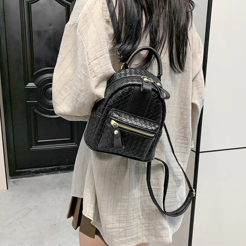 SUPERCUTE PU Backpack Regular Women's Pink/Khaki/Silver/Black-18