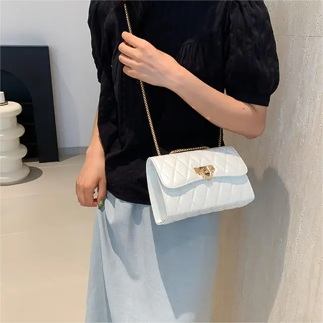 SUPERCUTE PU Crossbody Bags Shoulder Bags Regular Women's Black White/Pink/Khaki-11