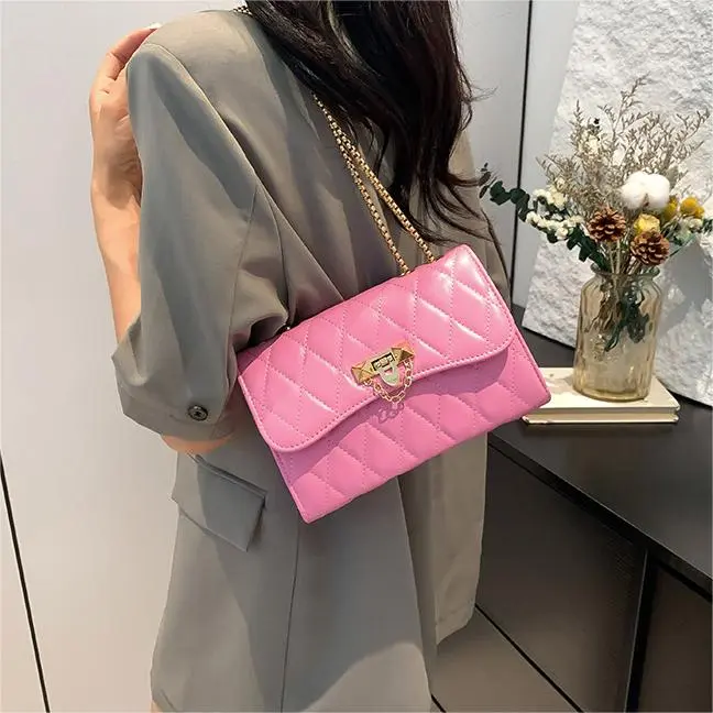 SUPERCUTE PU Crossbody Bags Shoulder Bags Regular Women's Black White/Pink/Khaki-18