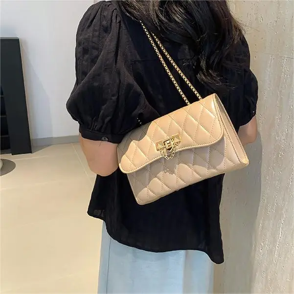 SUPERCUTE PU Crossbody Bags Shoulder Bags Regular Women's Black White/Pink/Khaki-25