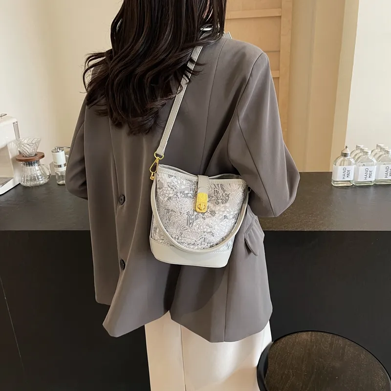 SUPERCUTE PU Handheld Bag Shoulder Bag Handbag Crossbody Bag Regular Women's Black/Pink-2