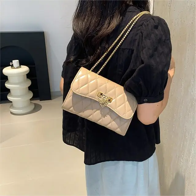 SUPERCUTE PU Crossbody Bags Shoulder Bags Regular Women's Black White/Pink/Khaki-24