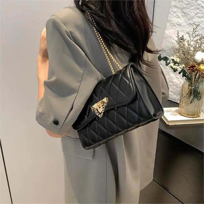 SUPERCUTE PU Crossbody Bags Shoulder Bags Regular Women's Black White/Pink/Khaki-2