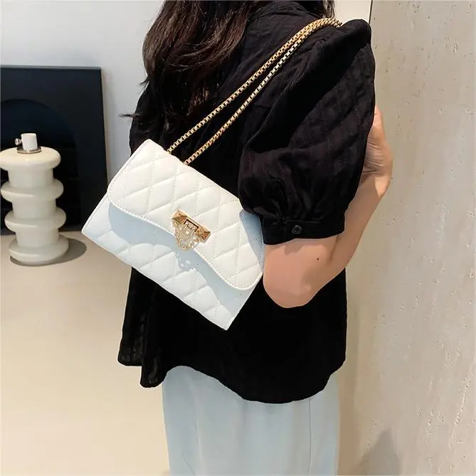 SUPERCUTE PU Crossbody Bags Shoulder Bags Regular Women's Black White/Pink/Khaki-9