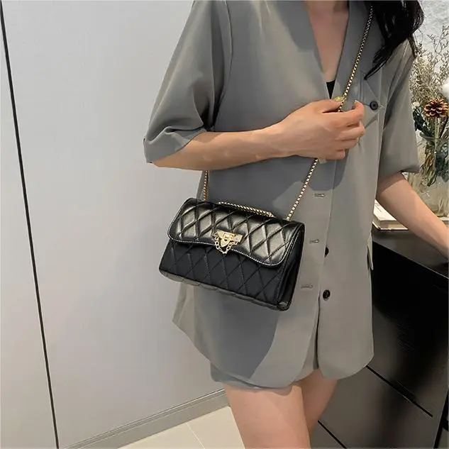 SUPERCUTE PU Crossbody Bags Shoulder Bags Regular Women's Black White/Pink/Khaki-5