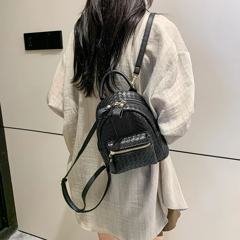 SUPERCUTE PU Backpack Regular Women's Pink/Khaki/Silver/Black-21