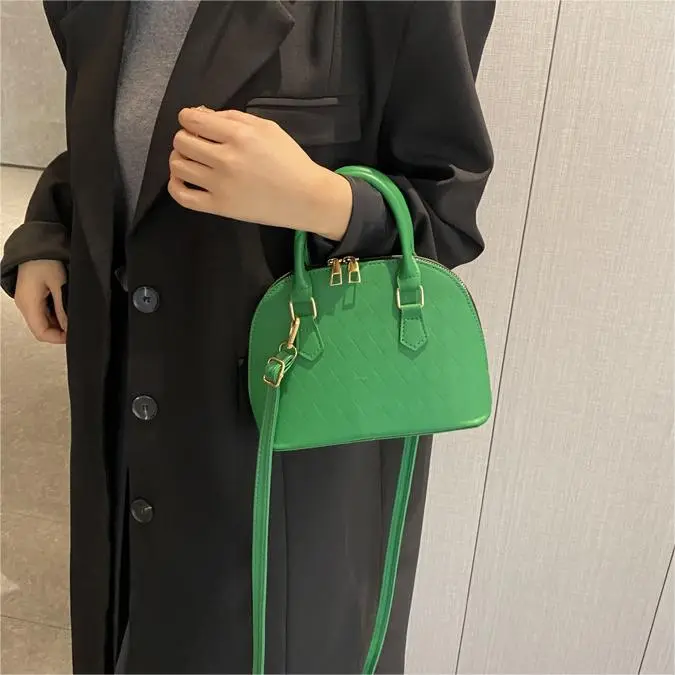 SUPERCUTE PU Dome Bag Shoulder Bag Crossbody Bag Handbag Women's Black Red/Green/Orange/Brown-15