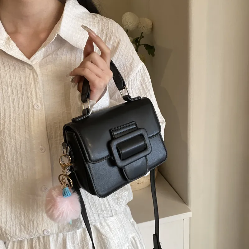 SUPERCUTE PU Satchel Bag Portable Crossbody Bag Shoulder Bag Women's White/Black/Blue/Pink-11