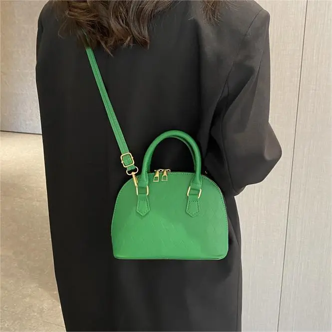 SUPERCUTE PU Dome Bag Shoulder Bag Crossbody Bag Handbag Women's Black Red/Green/Orange/Brown-16