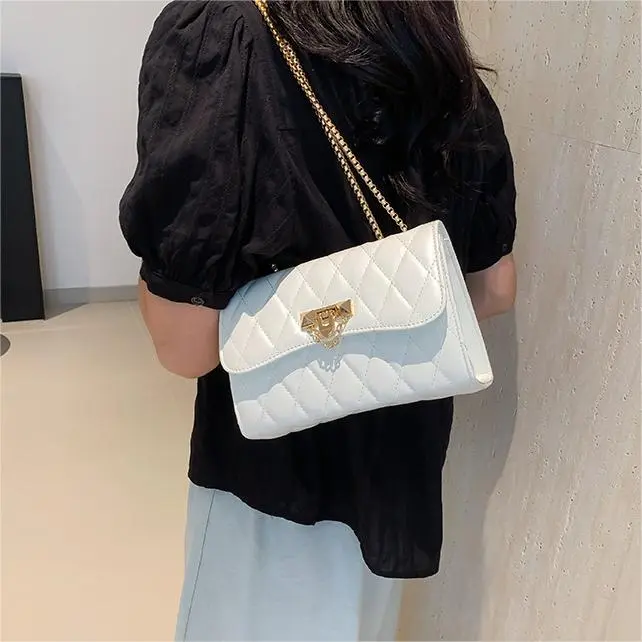 SUPERCUTE PU Crossbody Bags Shoulder Bags Regular Women's Black White/Pink/Khaki-10