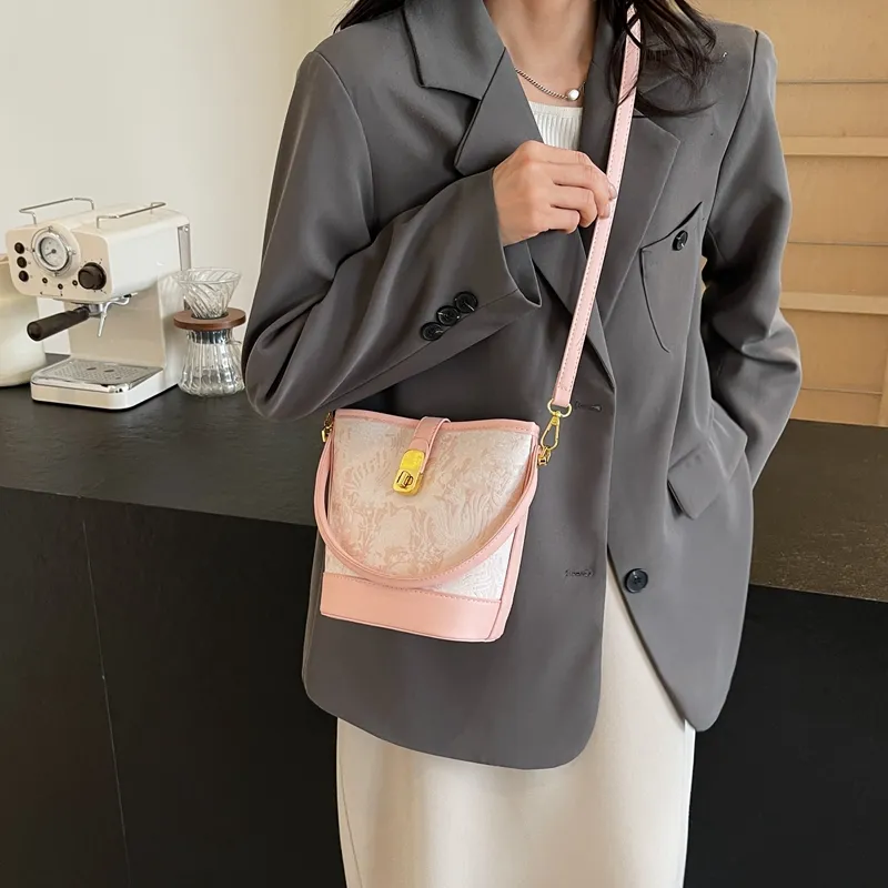 SUPERCUTE PU Handheld Bag Shoulder Bag Handbag Crossbody Bag Regular Women's Black/Pink-19