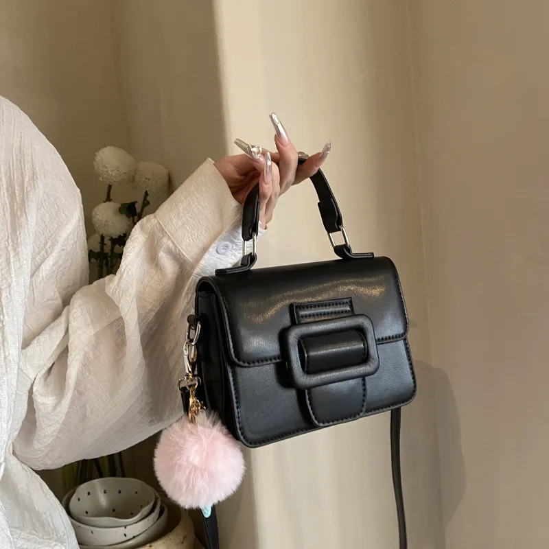 SUPERCUTE PU Satchel Bag Portable Crossbody Bag Shoulder Bag Women's White/Black/Blue/Pink-10