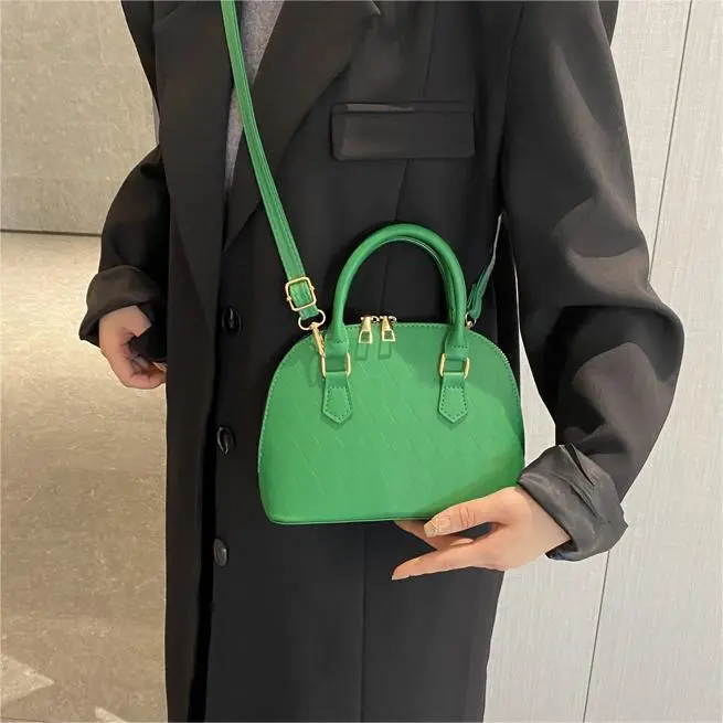 SUPERCUTE PU Dome Bag Shoulder Bag Crossbody Bag Handbag Women's Black Red/Green/Orange/Brown-14