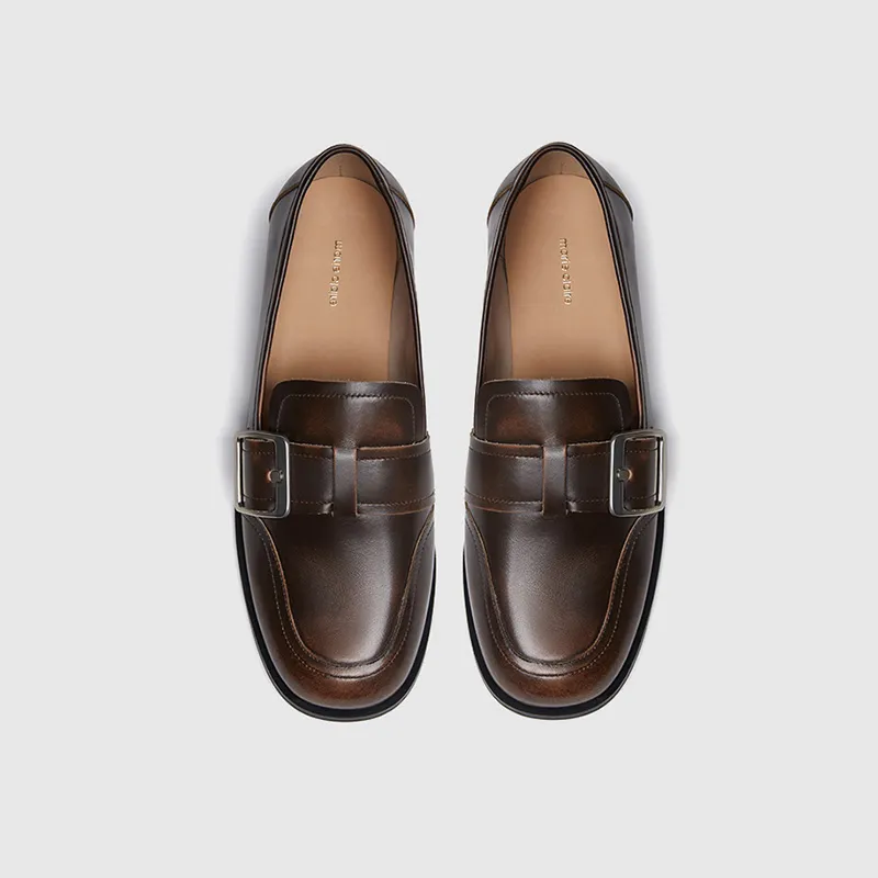 Marie Claire Loafers Women's Lava Nama Chocolate Brown/Midnight Paris Black-2