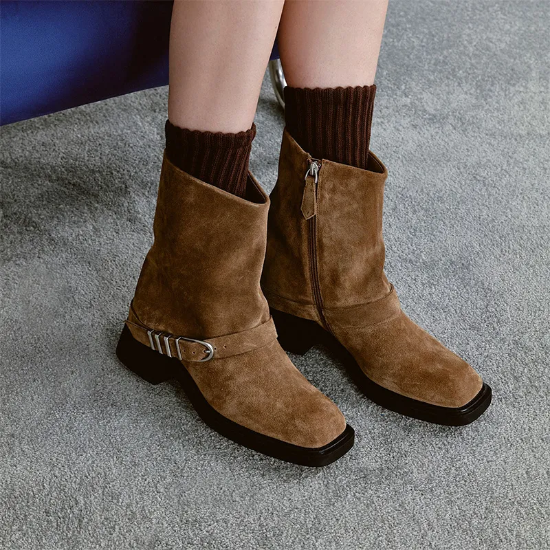 Marie Claire Ankle Boots Women's Caramel Brown-3