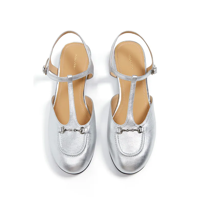 Marie Claire Casual Single Shoes Women's Shimmering Silver-2