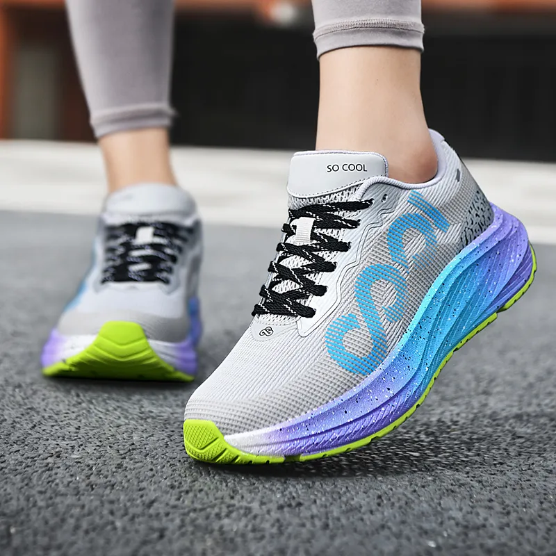 Sauz Cushioning Slip Resistant Support Low Top Casual Running Shoes Unisex-18