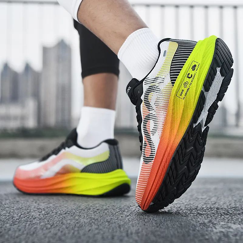 Sauz Cushioning Slip Resistant Support Low Top Casual Running Shoes Unisex-13