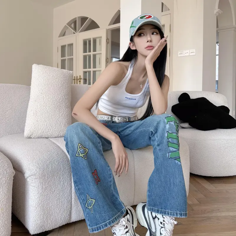 AVENTEN PIN Jeans Unisex Blue-7