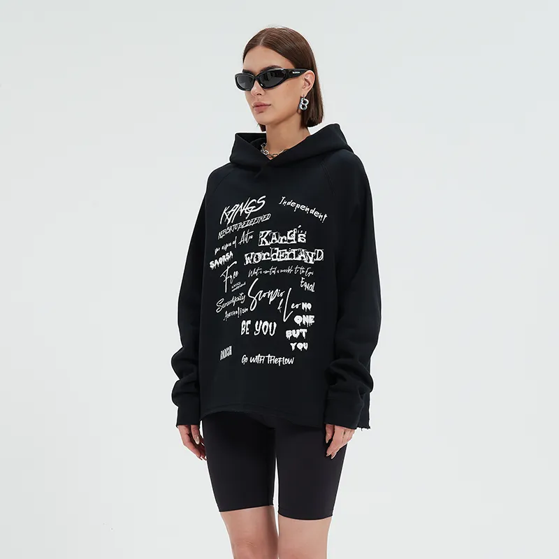 Kang's Wonderland SS24 Sweatshirt Unisex Charcoal Black-3