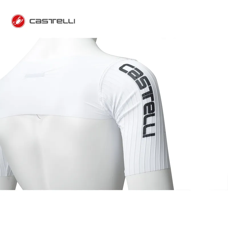 CASTELLI Riding Equipment Cycling Arm Warmers Outdoor Men's Polyester Polyurethane White-4