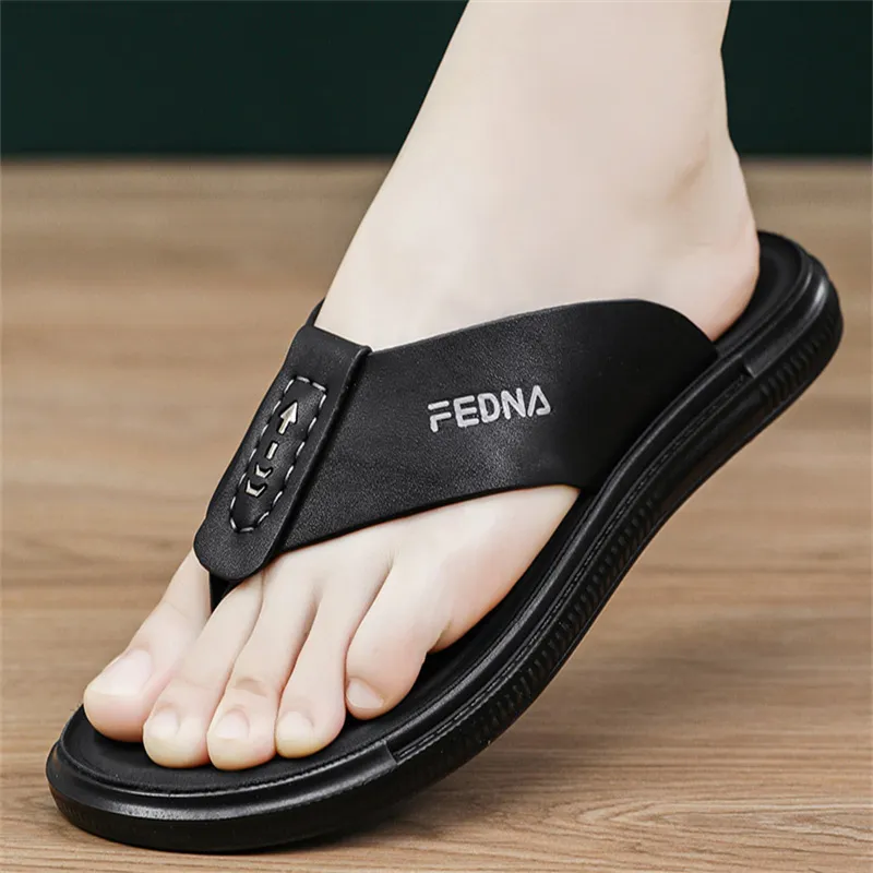 Shiozawa Stitching Abrasion Resistant Slip Resistant Flip Flops Men's-2