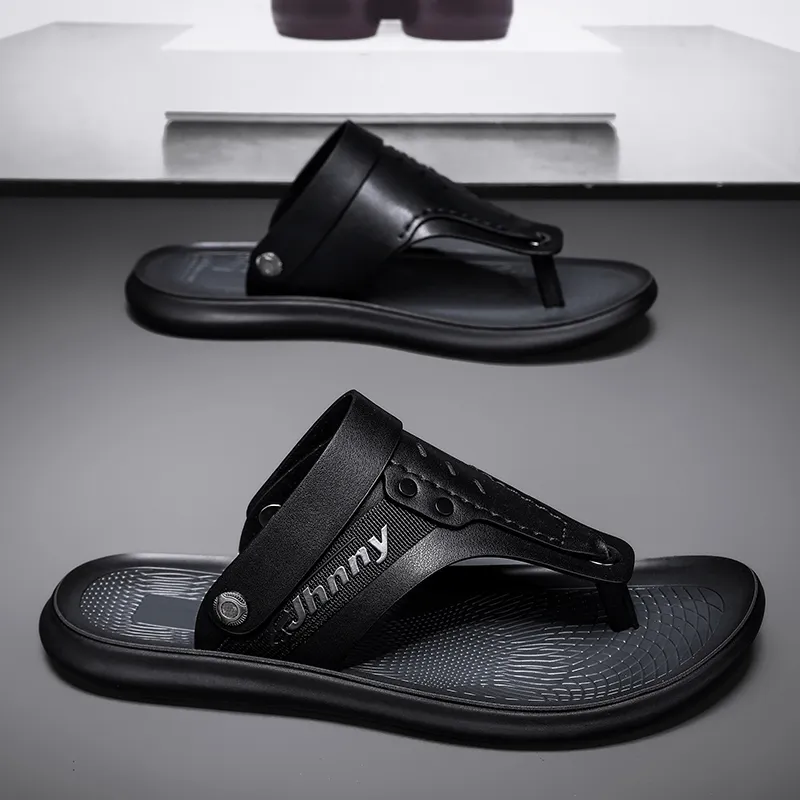 Shiozawa Stitching Odor Resistant Abrasion Resistant Slip Resistant Quick Dry Flip Flops Men's-3