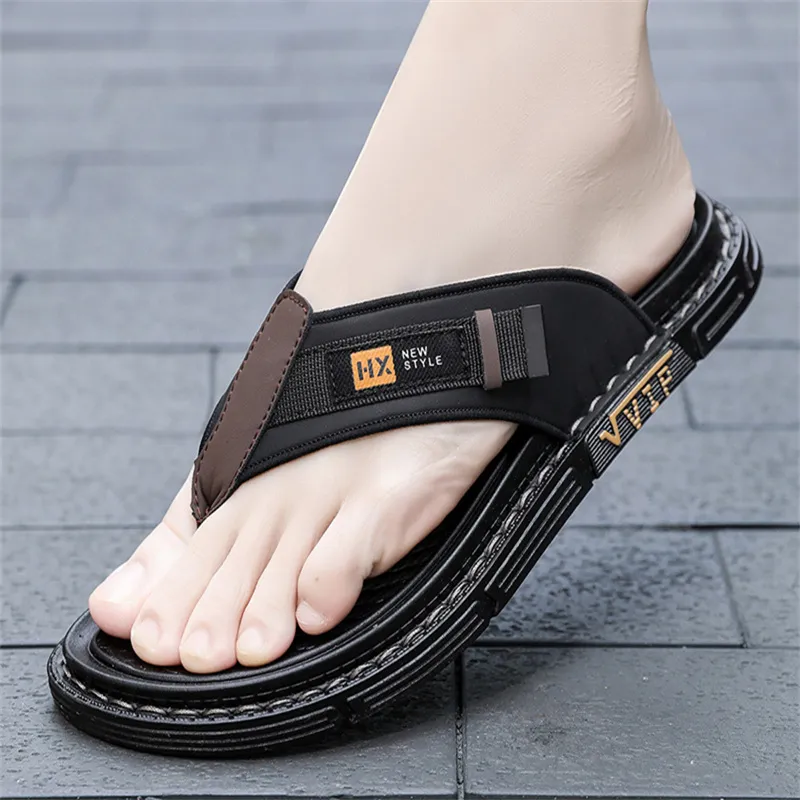 Shiozawa Rubber Sole Stitching Abrasion Resistant Flip Flops Men's-3