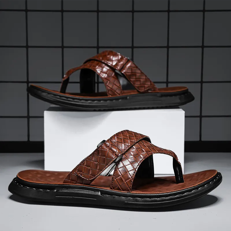 Shiozawa Rubber Sole Stitching Quick Dry Flip Flops Men's-8