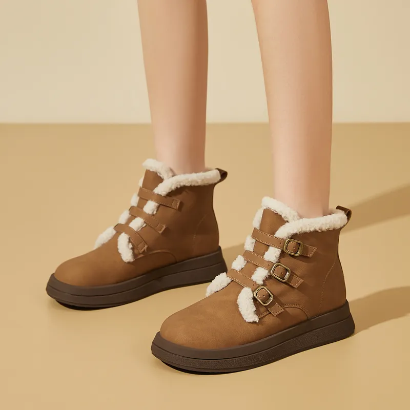 Shiozawa Short Snow Boots Women's-9
