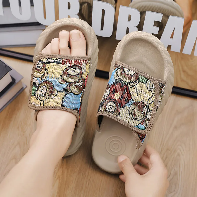Shiozawa Stitching Abrasion Resistant Slide Slippers Men's-9