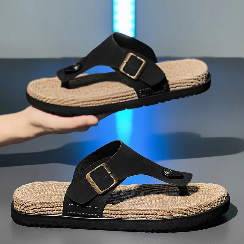 Shiozawa Abrasion Resistant Quick Dry Flip Flops Men's-5