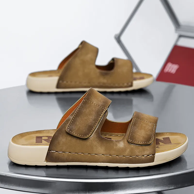 Shiozawa PU Polyurethane Abrasion Resistant Slide Slippers Men's-5