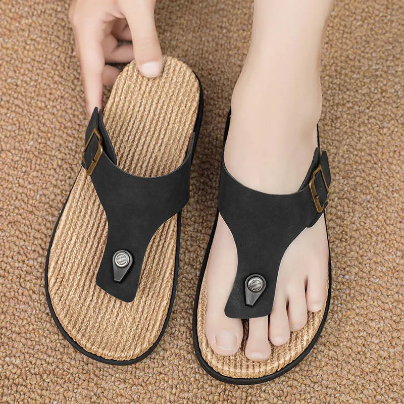 Shiozawa Abrasion Resistant Quick Dry Flip Flops Men's-4