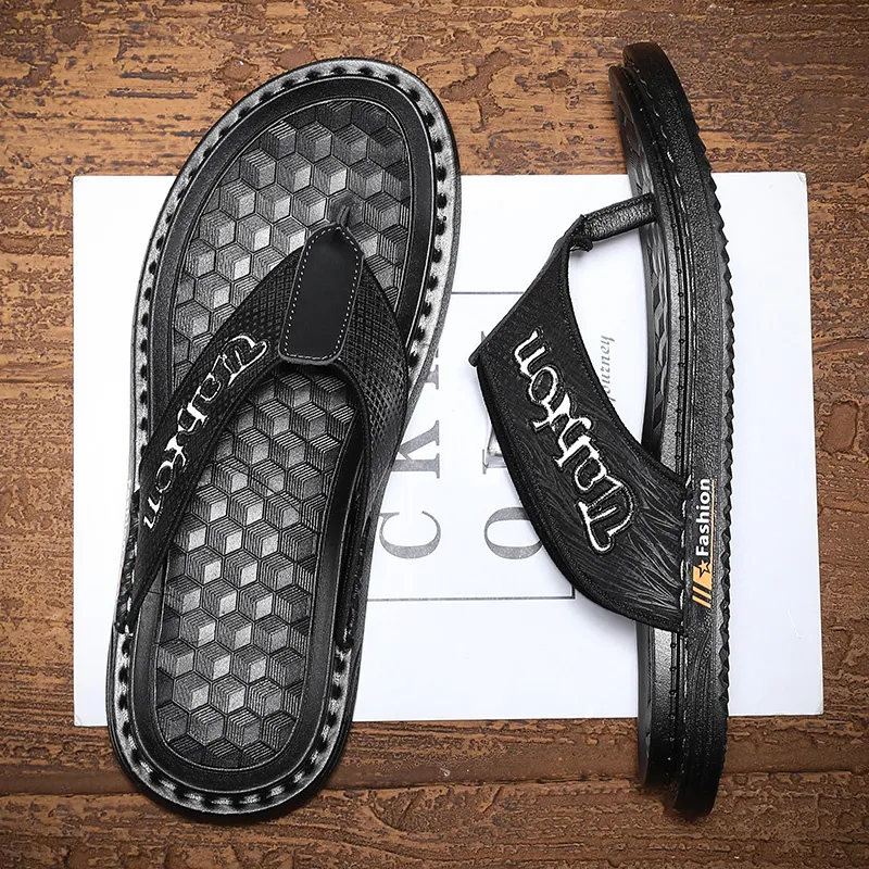 Shiozawa Stitching Quick Dry Flip Flops Men's-3