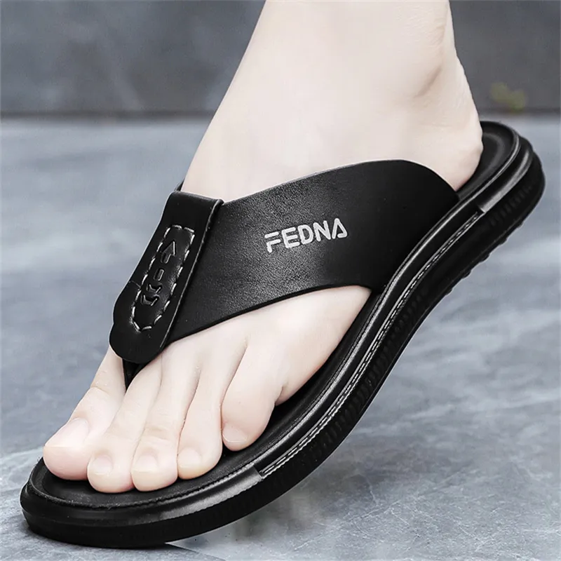 Shiozawa Stitching Abrasion Resistant Slip Resistant Flip Flops Men's-4