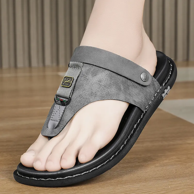 Shiozawa Stitching Abrasion Resistant Flip Flops Men's-8