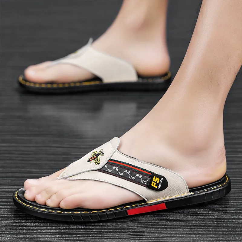 Shiozawa Rubber Sole Stitching Quick Dry Flip Flops Men's-14