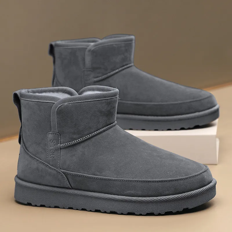 Shiozawa Warm Slip Resistant Short Snow Boots Men's-6