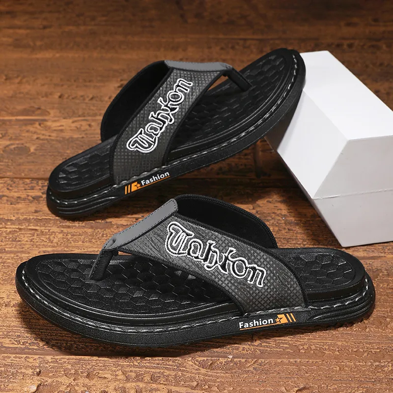 Shiozawa Stitching Quick Dry Flip Flops Men's-9