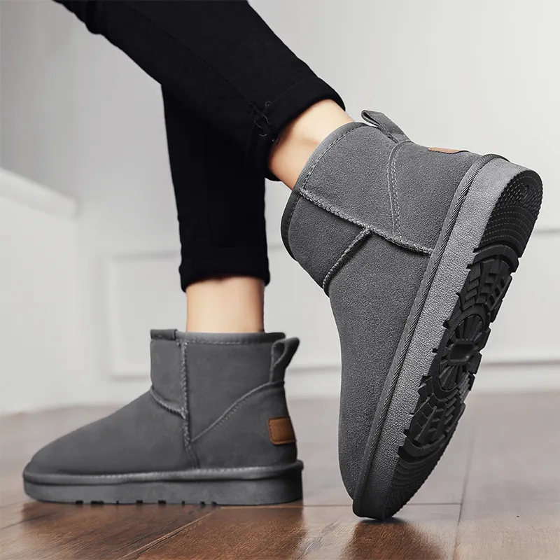Shiozawa Warm Short Snow Boots Unisex-12