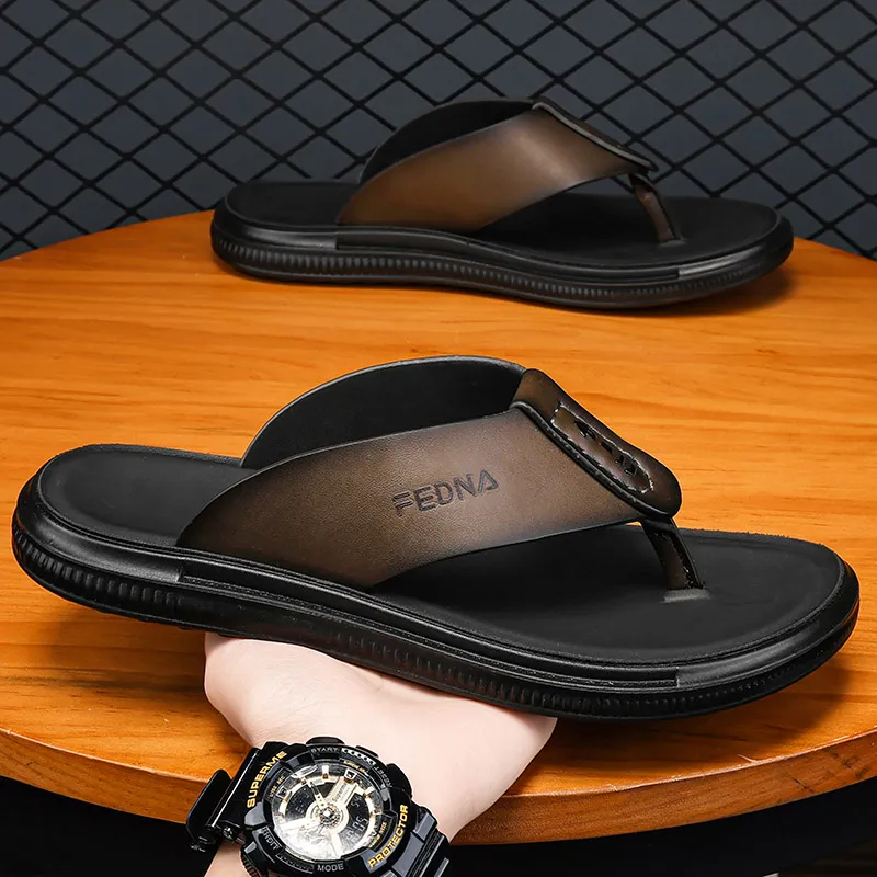 Shiozawa Stitching Abrasion Resistant Slip Resistant Flip Flops Men's-8