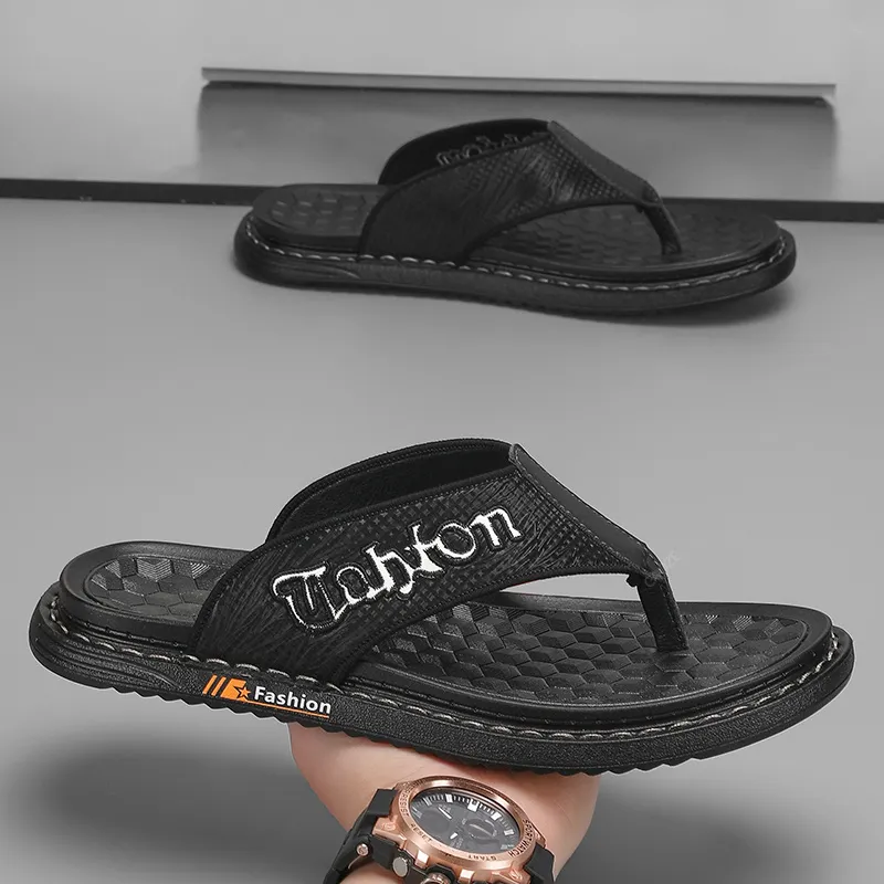 Shiozawa Stitching Quick Dry Flip Flops Men's-5
