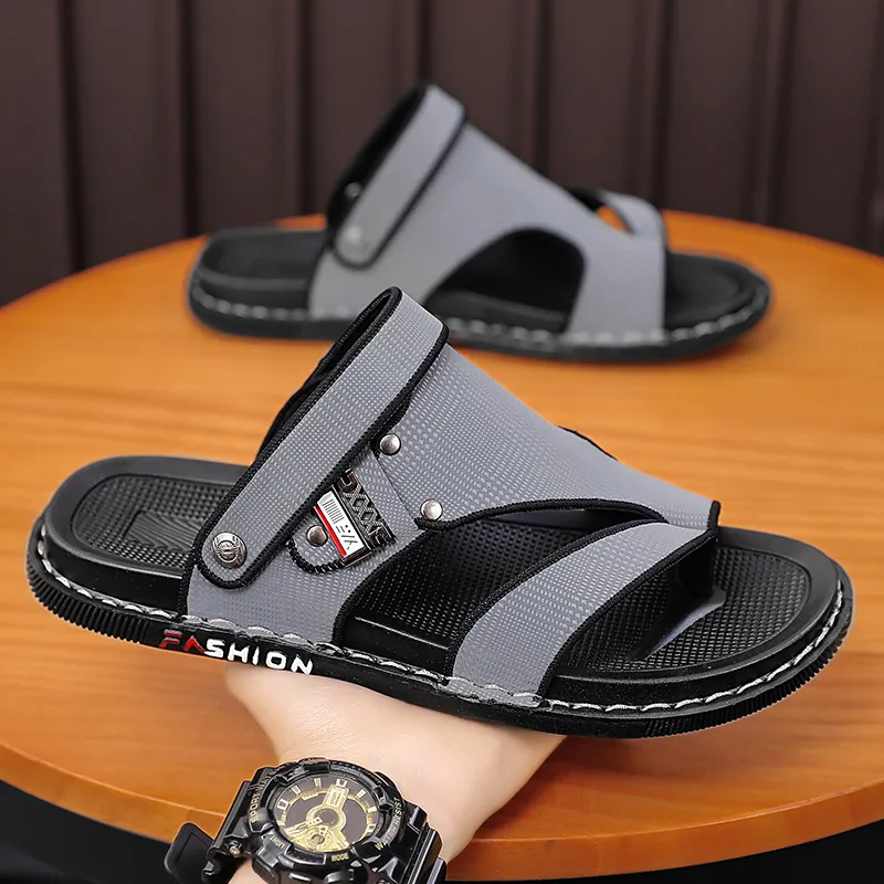 Shiozawa Rubber Sole Stitching Abrasion Resistant Slip Resistant Flip Flops Men's-9