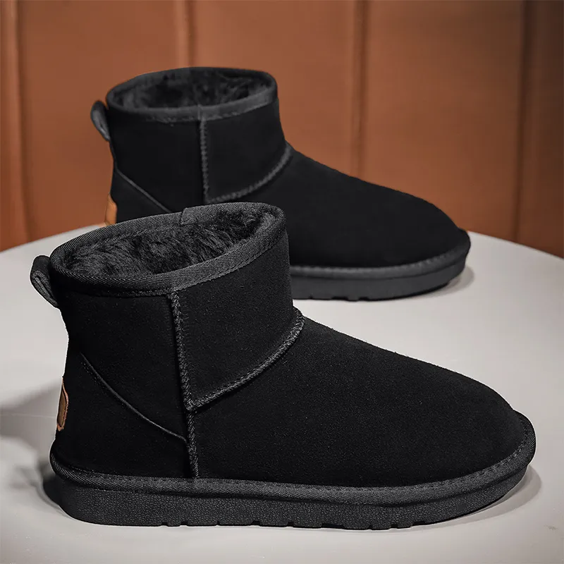Shiozawa Warm Short Snow Boots Unisex-15