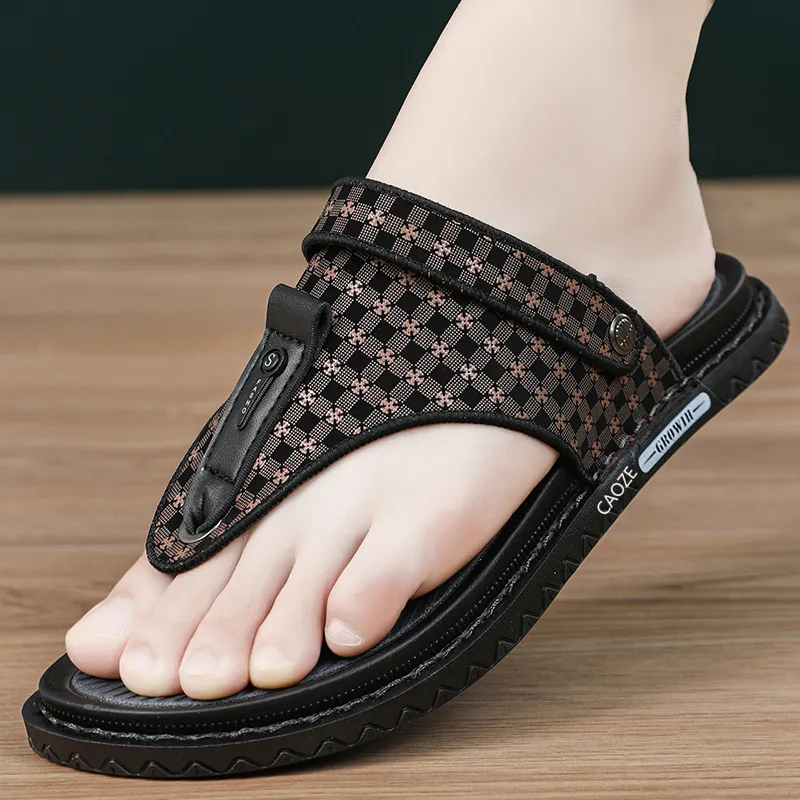 Shiozawa Abrasion Resistant Flip Flops Men's-1