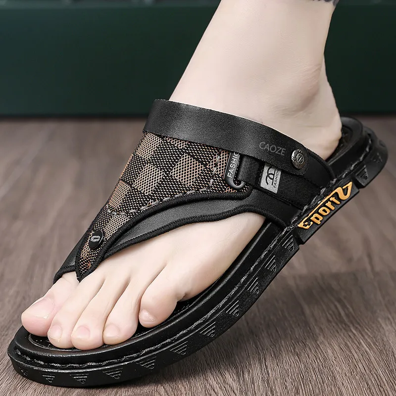 Shiozawa Abrasion Resistant Slip Resistant Flip Flops Men's-5