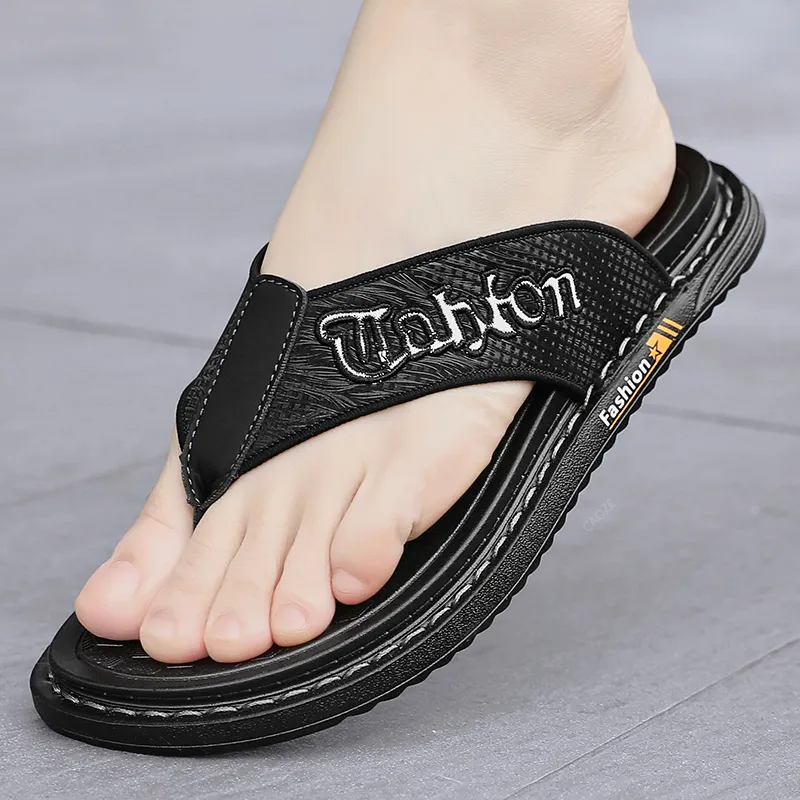Shiozawa Stitching Quick Dry Flip Flops Men's-6